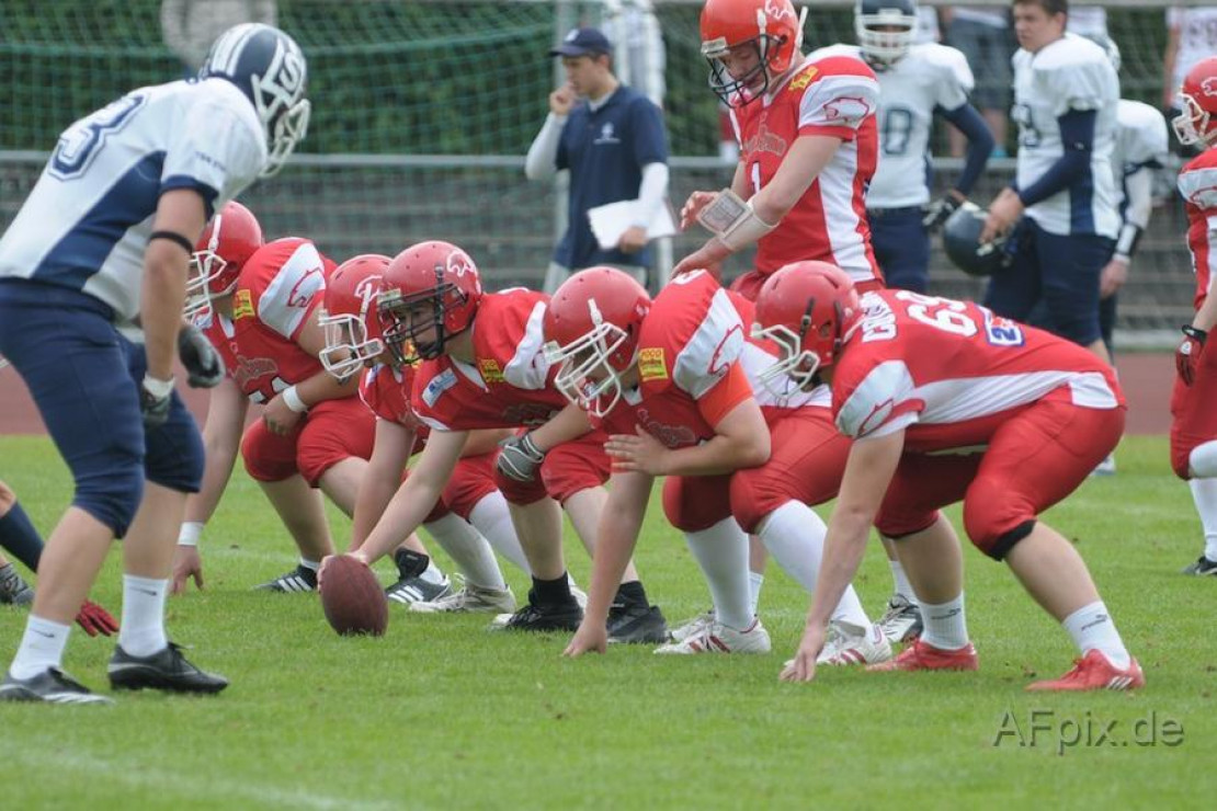 Cougars-Jugend vor Devils-Day