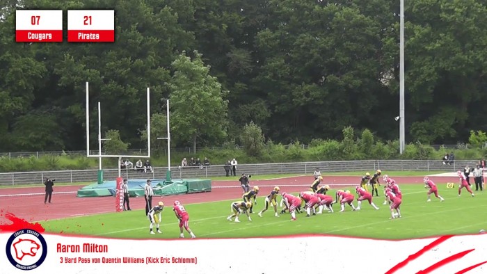 Highlights: Lübeck Cougars - Elmshorn Fighting Pirates (26. Mai 2019)